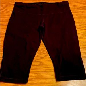 Athletic Works Black Stretch Capri Size Xl(16-18)